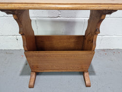 Arts & Crafts Style Magazine - Newspaper Rack Side Table | Antique & Vintage | Moonee Ponds Antiques | Australia Wide Delivery