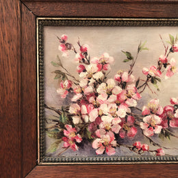 Beautiful Small Edwardian Oil On Canvas