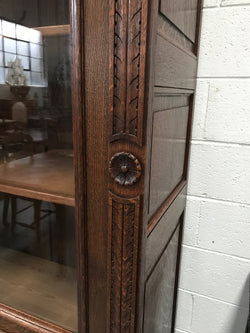 Superb Pair of Henry II style French Two Door Oak Bookcases | Antique & Vintage | Moonee Ponds Antiques | Australia Wide Delivery