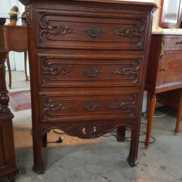 French Three Drawer Chest