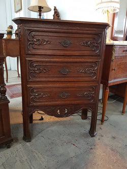 French Three Drawer Chest | Antique & Vintage | Moonee Ponds Antiques | Australia Wide Delivery