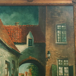 A sensational Antique 19th century oil on canvas painting signed by English artist G.Staps, in a beautiful carved gilt frame and is in good original condition.