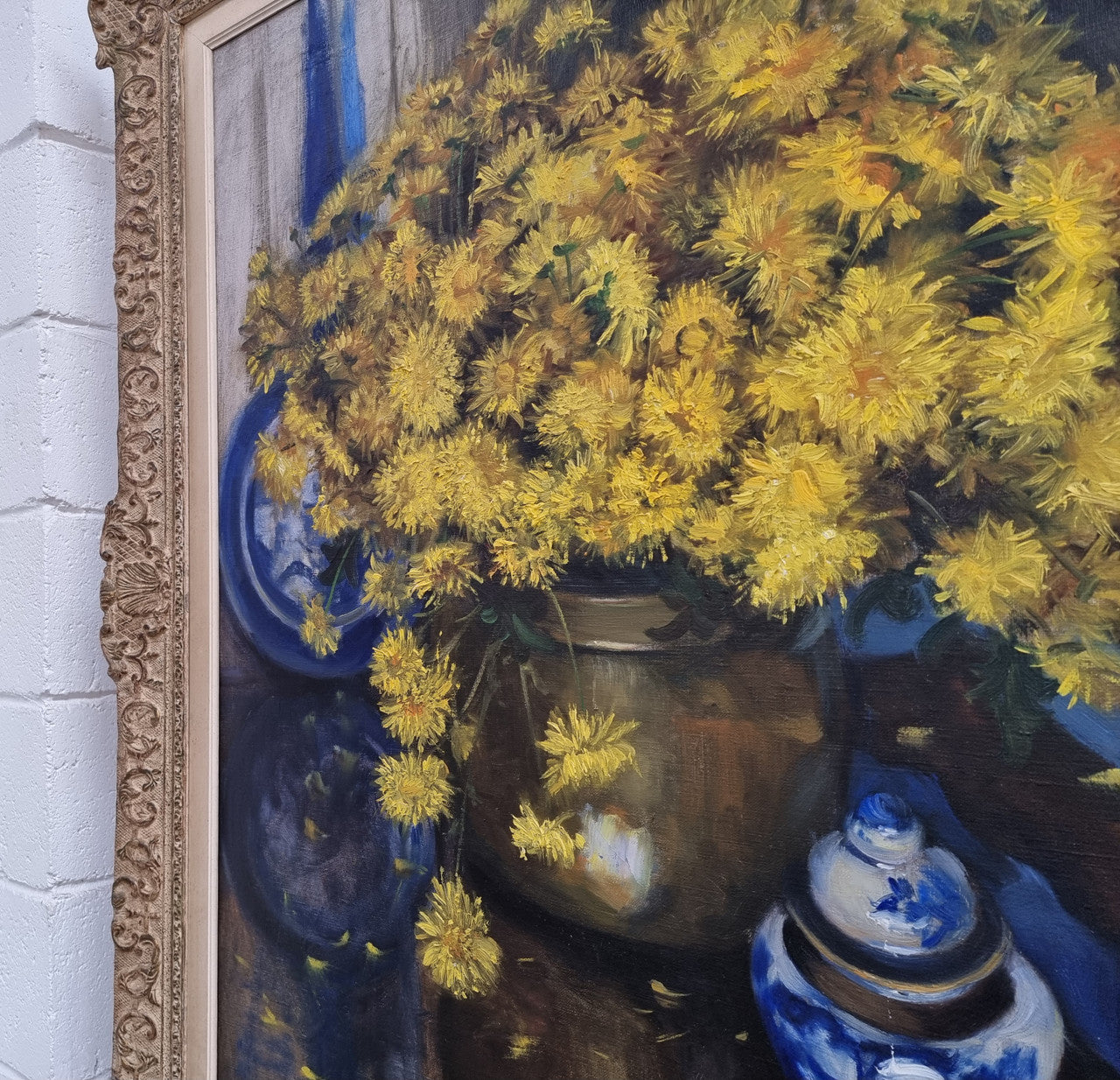 Beautifully Framed Floral painting | Antique & Vintage | Moonee Ponds Antiques | Australia Wide Delivery