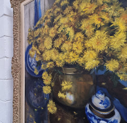 Beautifully Framed Floral painting | Antique & Vintage | Moonee Ponds Antiques | Australia Wide Delivery