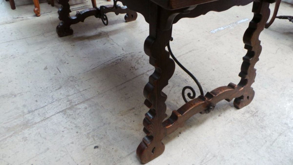 French Oak Spanish Style Desk