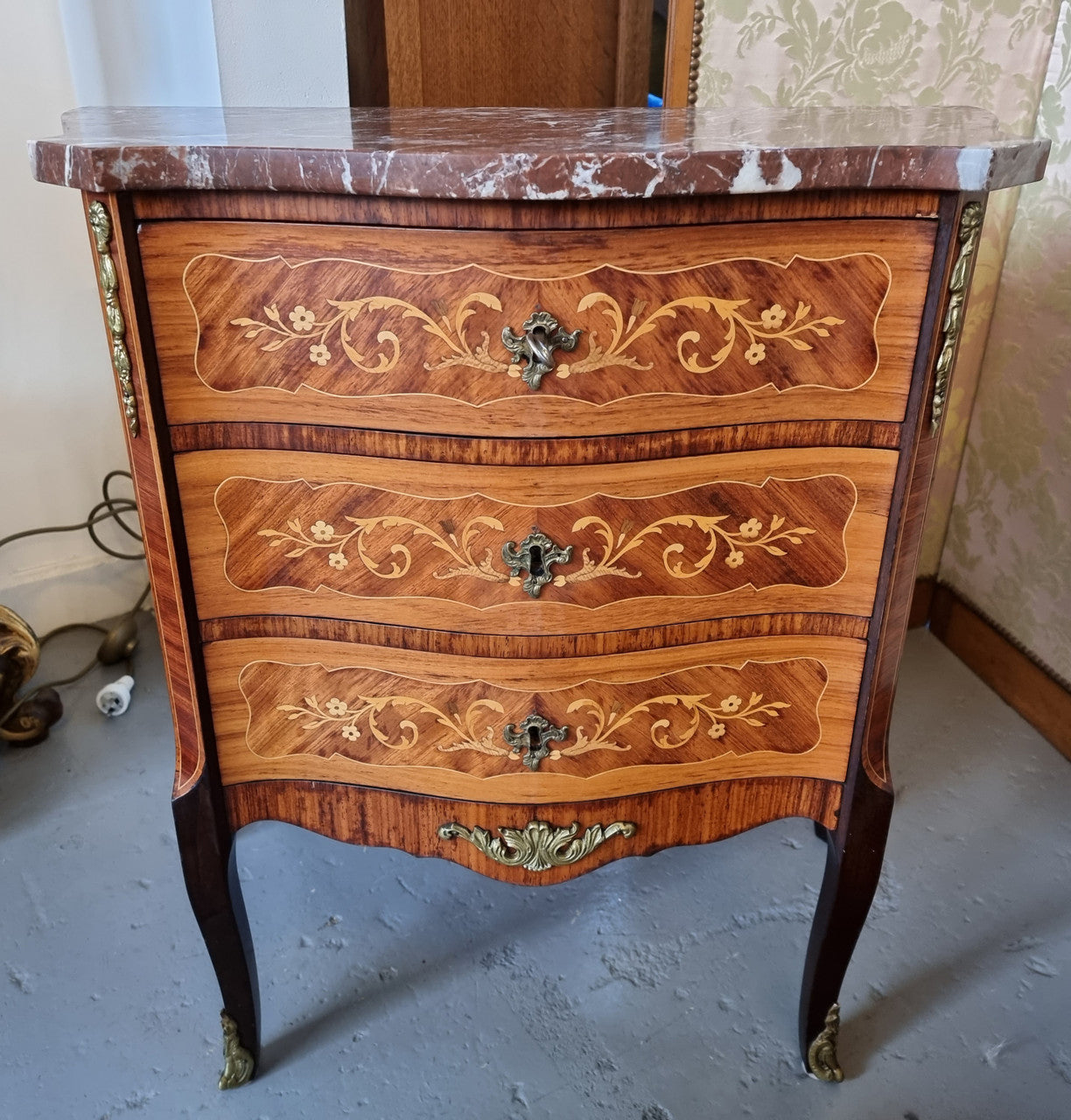 Sensational French Rosewood Inlaid Petite Commode | Antique & Vintage | Moonee Ponds Antiques | Australia Wide Delivery