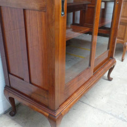 Arts And Crafts Black Wood Cabinet