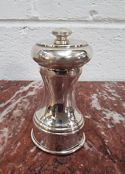 Vintage Sterling Silver Pepper Grinder Hallmarked | Antique & Vintage | Moonee Ponds Antiques | Australia Wide Delivery