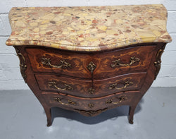 Stunning French Inlaid Three Drawer Commode | Antique & Vintage | Moonee Ponds Antiques | Australia Wide Delivery
