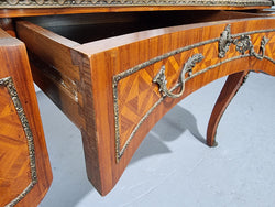 Impressive French Kingwood Louis XV Style Bureau Plat | Antique & Vintage | Moonee Ponds Antiques | Australia Wide Delivery