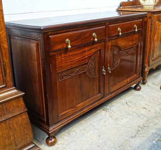 Circa 1910 Australian Blackwood Edwardian Base Sideboard