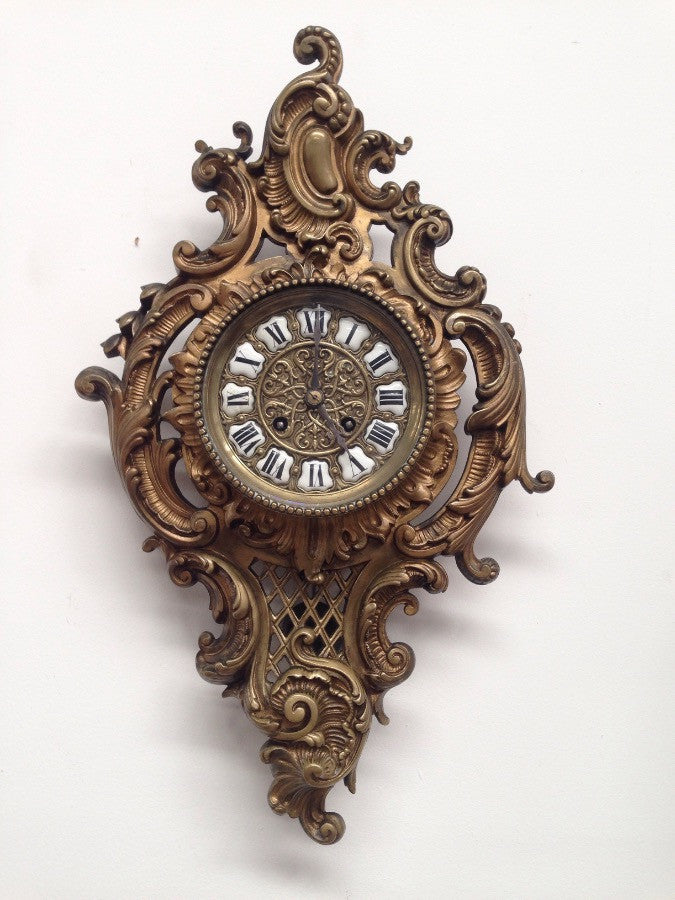 French Cartel Clock | Antique & Vintage | Moonee Ponds Antiques | Australia Wide Delivery