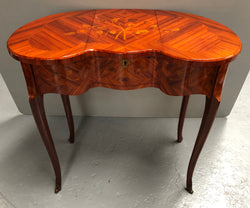 French Mahogany Dressing Table With Marquetry Inlay | Antique & Vintage | Moonee Ponds Antiques | Australia Wide Delivery