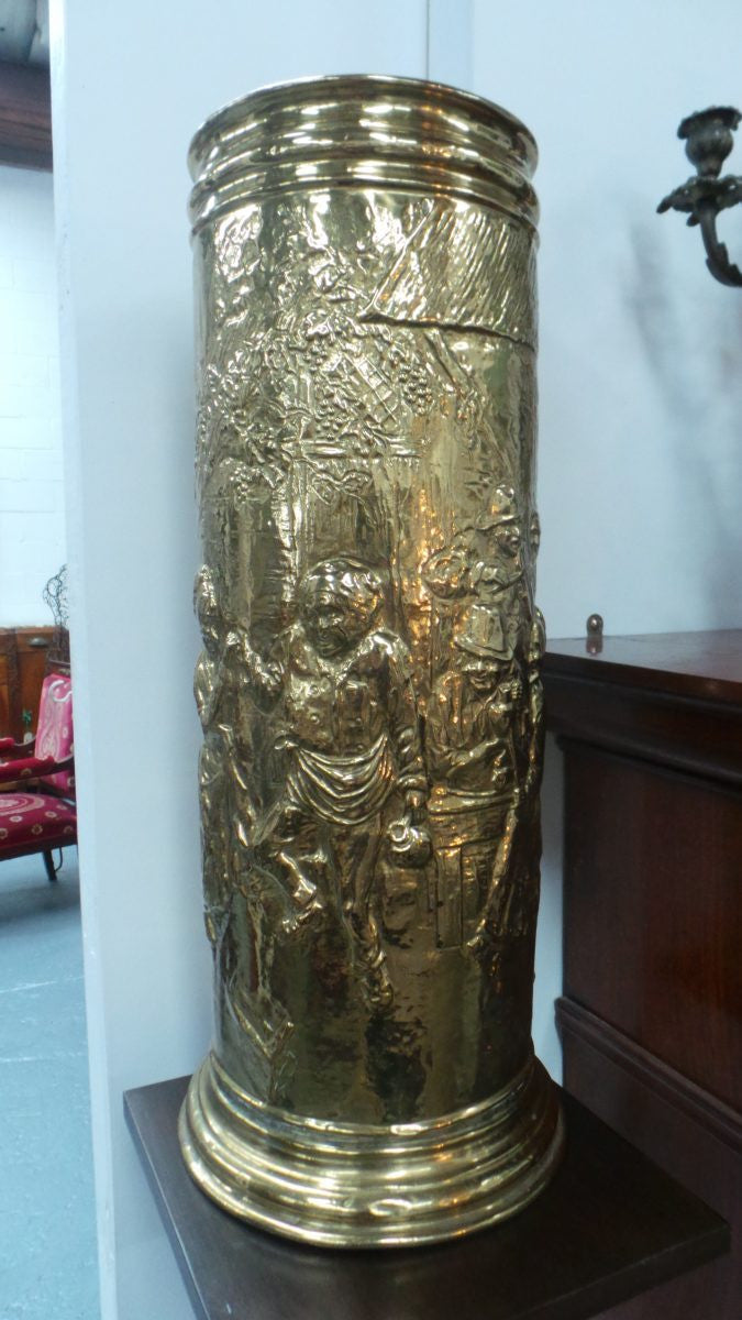 Antique Brass Umbrella Stand | Antique & Vintage | Moonee Ponds Antiques | Australia Wide Delivery