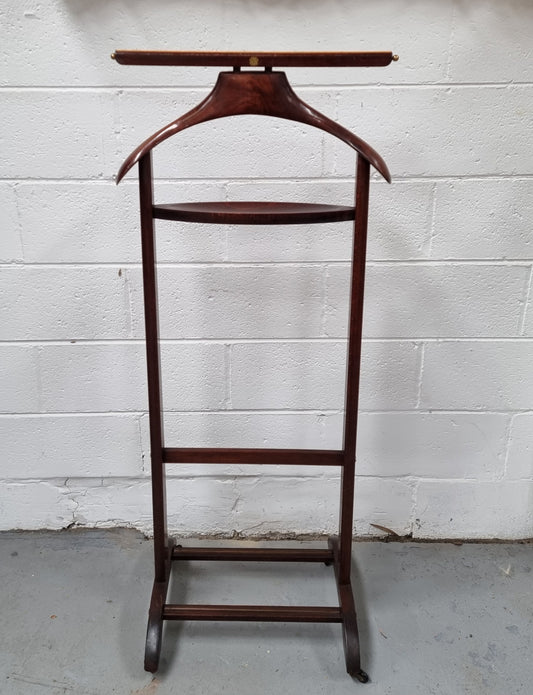 Italian Mens Wooden Valet Stand “Fratelli Reguitti”