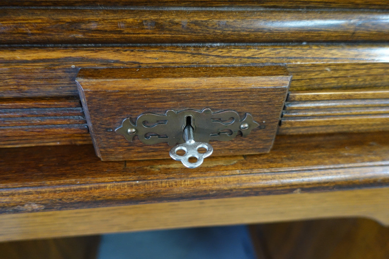 An Antique American Oak Cutler Roll Top Desk | Antique & Vintage | Moonee Ponds Antiques | Australia Wide Delivery