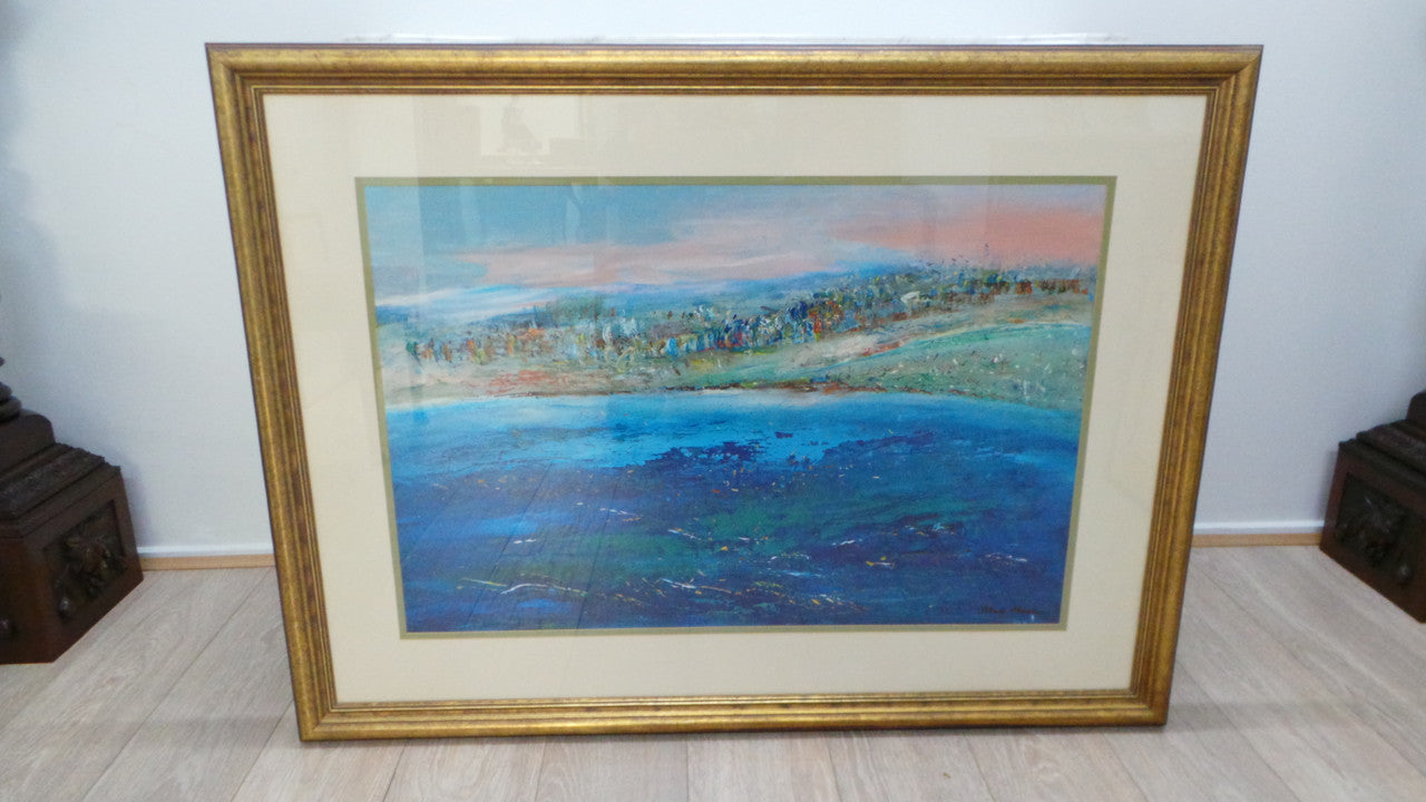 A Large Stanley Churchus Oil Painting