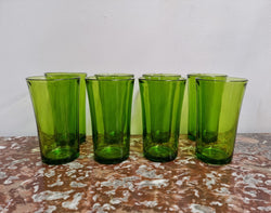 Stunning Set of 8 French Drinking Glasses | Antique & Vintage | Moonee Ponds Antiques | Australia Wide Delivery