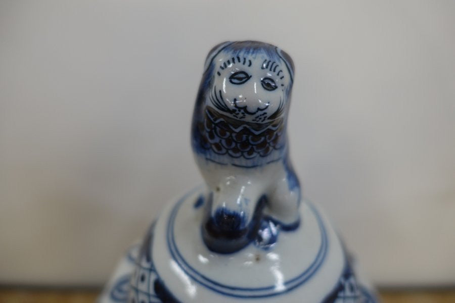 Antique Delftware Lidded Vase | Antique & Vintage | Moonee Ponds Antiques | Australia Wide Delivery