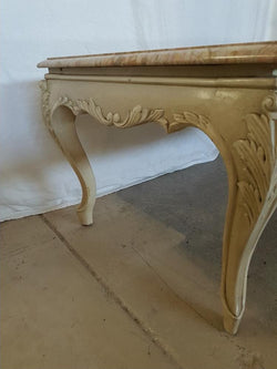 French Painted Marble Top Coffee Table | Antique & Vintage | Moonee Ponds Antiques | Australia Wide Delivery