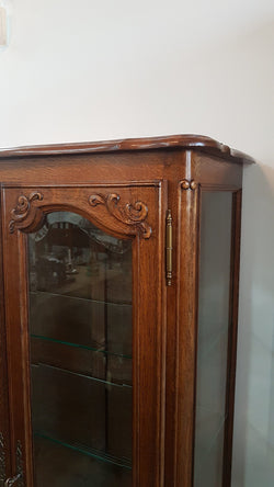French Louis XV Style Oak Vitrine | Antique & Vintage | Moonee Ponds Antiques | Australia Wide Delivery