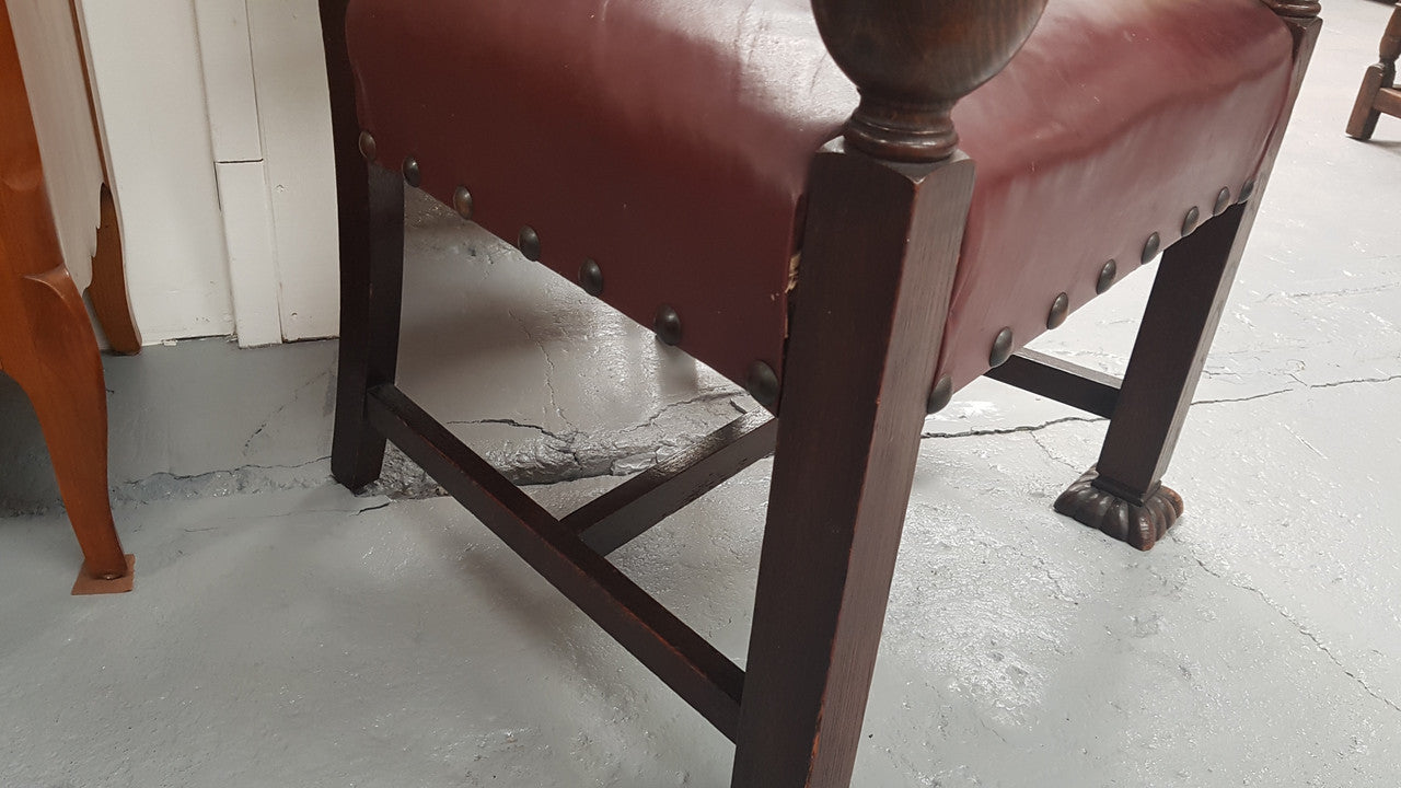 Tudor Style Desk Chair | Antique & Vintage | Moonee Ponds Antiques | Australia Wide Delivery