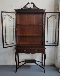 Stunning Mahogany Georgian Style Sheraton Display Cabinet | Antique & Vintage | Moonee Ponds Antiques | Australia Wide Delivery