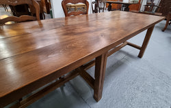 Cherrywood Stretcher Base French Farmhouse Table | Antique & Vintage | Moonee Ponds Antiques | Australia Wide Delivery