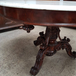 French Flame Mahogany Napoleon III Style Centre Table | Antique & Vintage | Moonee Ponds Antiques | Australia Wide Delivery