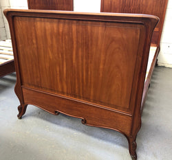 Rare French King Single Walnut Bed | Antique & Vintage | Moonee Ponds Antiques | Australia Wide Delivery