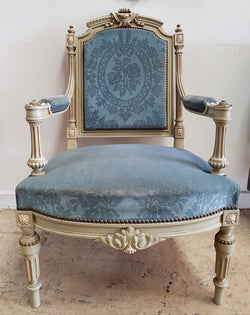 Pair of French Louis XVI Style Fauteuils | Antique & Vintage | Moonee Ponds Antiques | Australia Wide Delivery