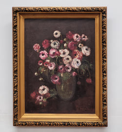 Antique French Floral Oil on Canvas in Gilt Frame | Antique & Vintage | Moonee Ponds Antiques | Australia Wide Delivery