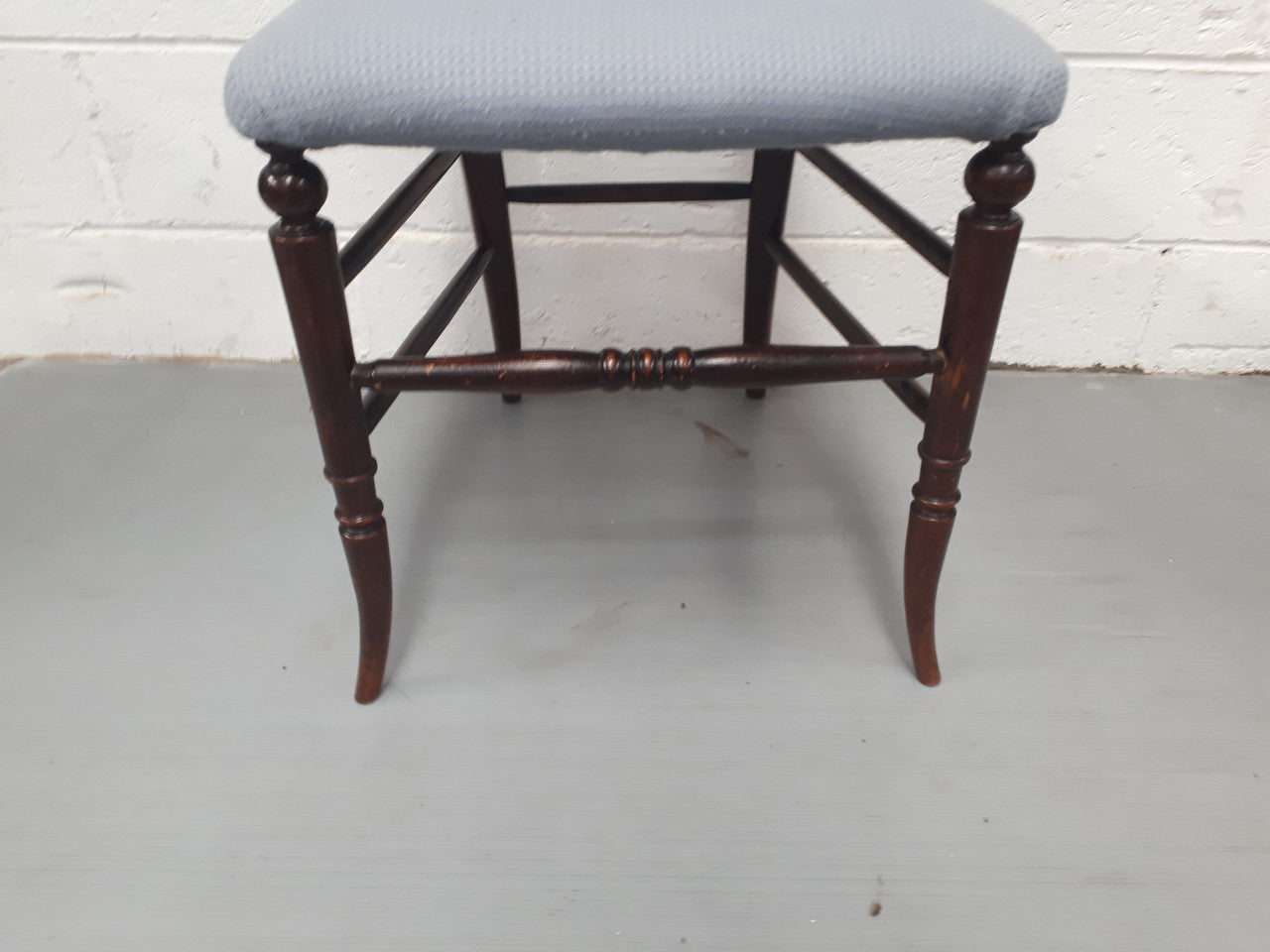 Late Victorian Mahogany Bedroom Chair | Antique & Vintage | Moonee Ponds Antiques | Australia Wide Delivery