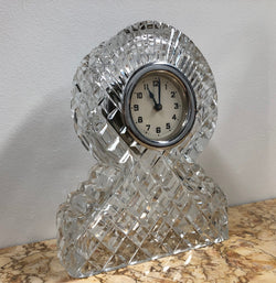 Vintage Cut Crystal Clock Mantle Clock | Antique & Vintage | Moonee Ponds Antiques | Australia Wide Delivery