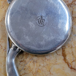 Lovely seagull pewter art nouveau style hand mirror, It is in good original condition, please view photos as they help form part of the description.
