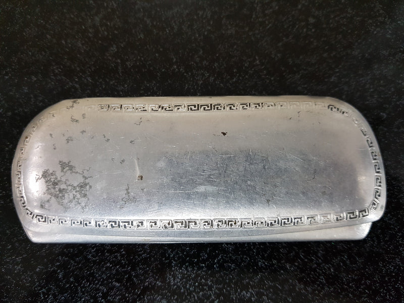 Antique Gold Plated Pince-Nez Reading Glasses In Original Case