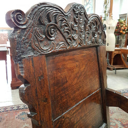 Late 17th Century Oak Wainscot Chair | Antique & Vintage | Moonee Ponds Antiques | Australia Wide Delivery
