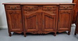 French Parquetry Top Cherry Wood Four-Door Sideboard | Antique & Vintage | Moonee Ponds Antiques | Australia Wide Delivery