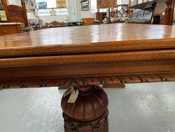 French Oak Renaissance Style Extension Table | Antique & Vintage | Moonee Ponds Antiques | Australia Wide Delivery