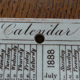 Rare Wedgwood Calendar Tile