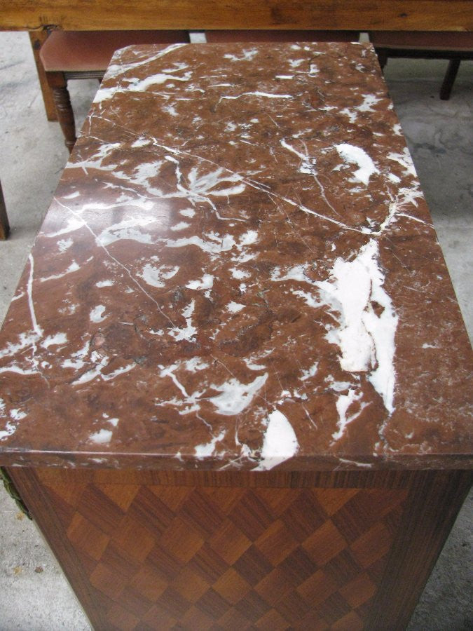 French Parquetry Inlay Commode | Antique & Vintage | Moonee Ponds Antiques | Australia Wide Delivery