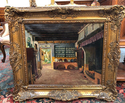 Beautiful Antique Framed French Oil On Canvas | Antique & Vintage | Moonee Ponds Antiques | Australia Wide Delivery