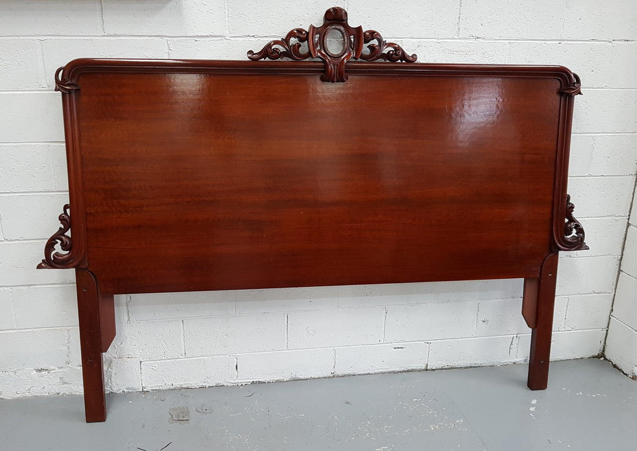 Victorian Mahogany King Size Bed Head | Antique & Vintage | Moonee Ponds Antiques | Australia Wide Delivery