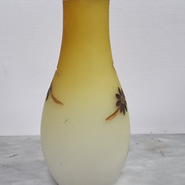 Beautiful pair of Victorian Opaline glass vases