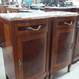 Pair of French Inlaid Bedside Cabinets-3