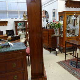 Art Deco Figured Walnut Grandfather Clock