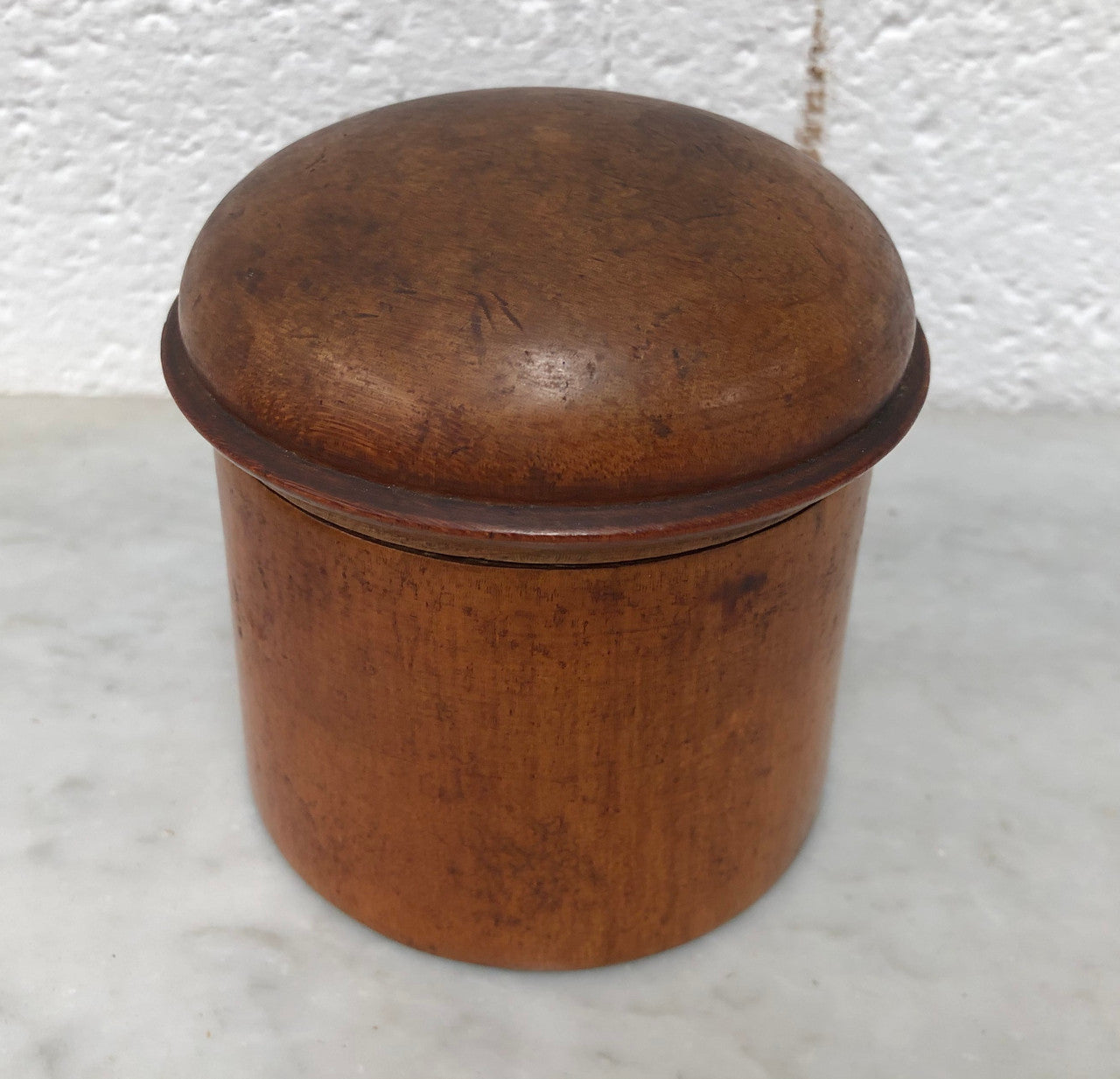 Antique Treen Wooden Box
