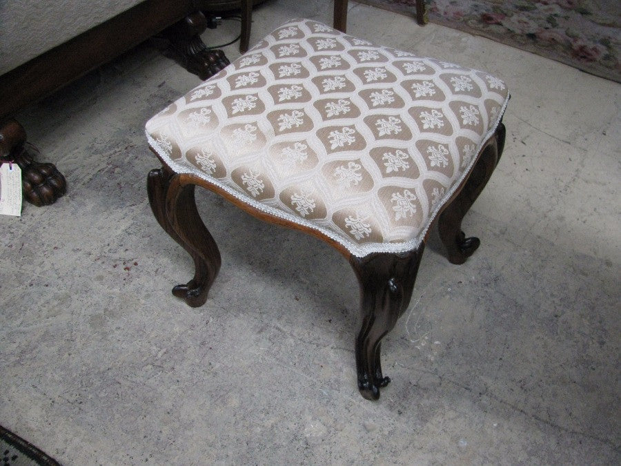 Victorian Rosewood Foot Stool | Antique & Vintage | Moonee Ponds Antiques | Australia Wide Delivery