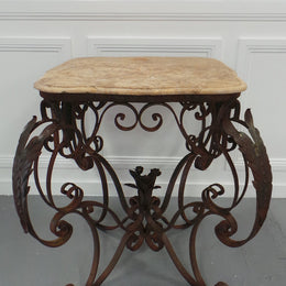 Stunning French Style Wrought Iron Console