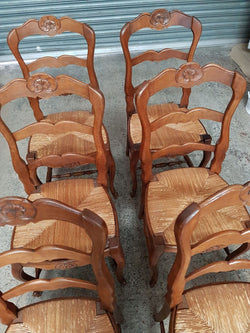 Set of 8 French Style Chairs | Antique & Vintage | Moonee Ponds Antiques | Australia Wide Delivery